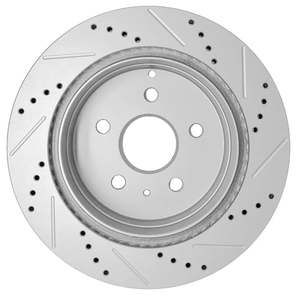 REAR Drilled Disc Rotors Brake Pads for 2010 - 2017 Chevy Equinox GMC Terrain