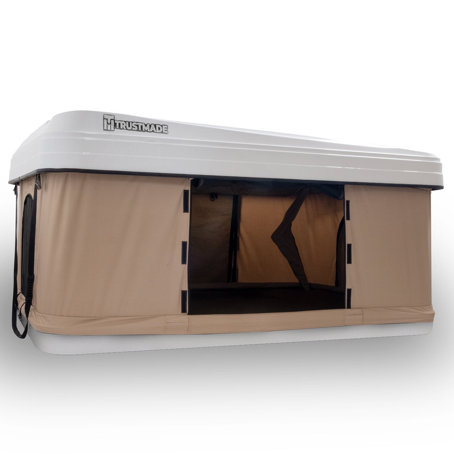 Trustmade Hard Shell Rooftop Tent 2mins Setup 100% Waterproof 50mm Mattress