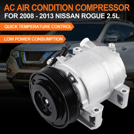 A/C AC Compressor for NISSAN ROGUE 2.5L 2008 2009 2010 2011 2012 2013